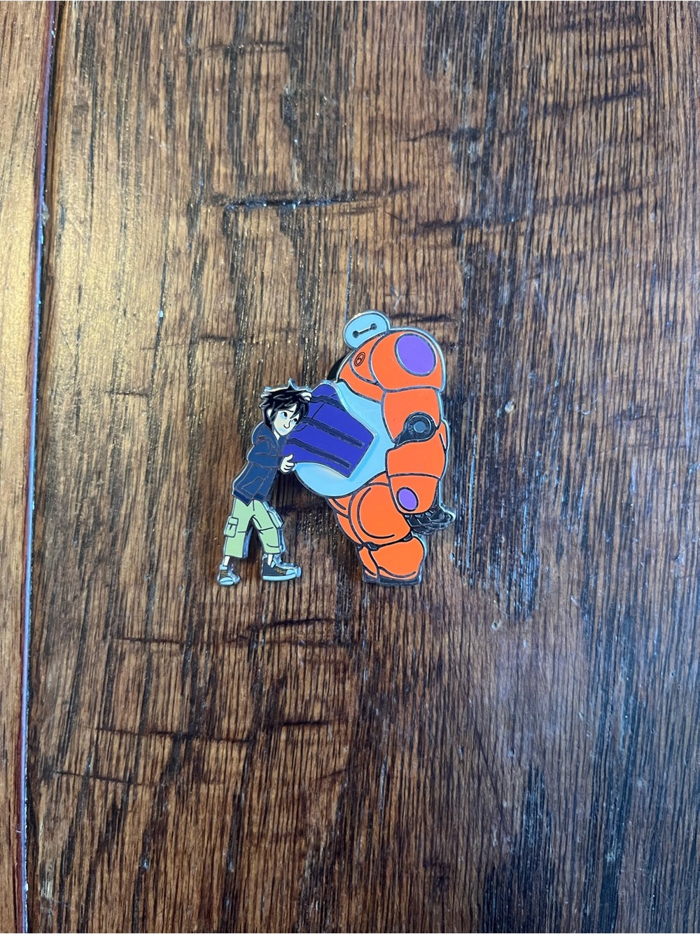 Disney Pin 2022 OE Big Hero 6 Hiro Putting On Baymax's Armor